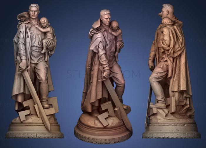 3D model Soviet War Memorial (STL)